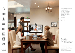 Cisco TelePresence Profile 55-inch Dual  Mode d'emploi