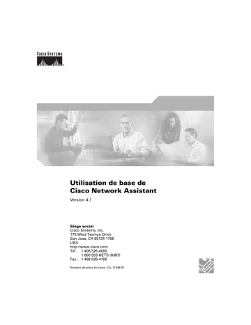 Guide de démarrage rapide | Cisco Network Assistant Version 4.0  Manuel utilisateur | Fixfr