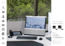 Cisco TelePresence System EX90  Mode d'emploi