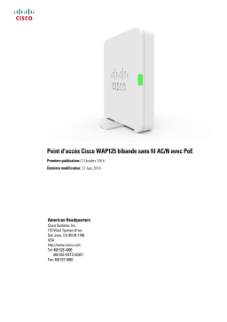 Cisco Small Business 100 Series Wireless Access Points Manuel utilisateur