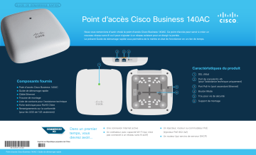 Business 140AC Access Point  | Cisco Business 100 Series Access Points Guide de démarrage rapide | Fixfr