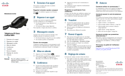 Cisco Unified IP Phone 6901  Manuel utilisateur