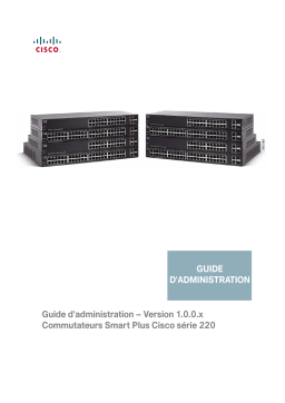 Cisco 220 Series Smart Switches Manuel utilisateur