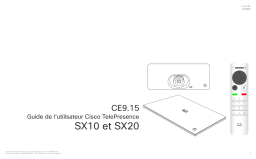 Cisco TelePresence SX80 Codec  Manuel utilisateur