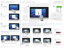 Cisco TelePresence SX20 Quick Set  Manuel utilisateur