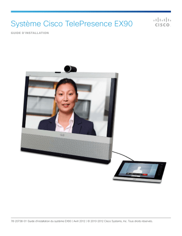 Mode d'emploi | Cisco TelePresence System EX90  Manuel utilisateur | Fixfr