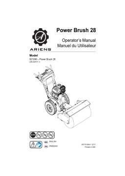 Ariens 921056 POWER BRUSH 28 Manuel utilisateur