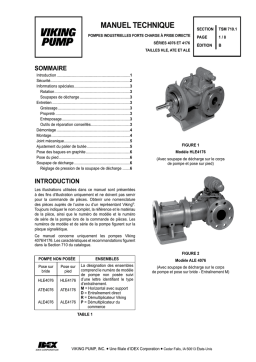 Viking pump TSM710.1: HLE-ALE 4076/4176 Manuel utilisateur