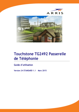 Arris TG2492S/CE Touchstone Telephony Gateway Mode d'emploi