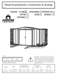 Arrow Storage Products SE86 Selmont Steel Storage Shed, 8 ft. x 6 ft., Shed Kit Manuel utilisateur