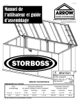 Arrow Storage Products SMVKMAMW Manuel utilisateur