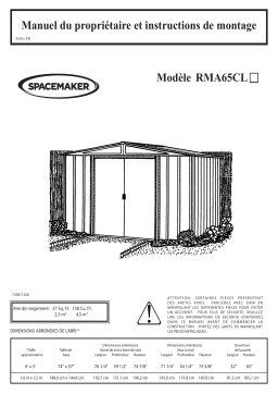 Spacemaker RMA65CL Manuel utilisateur