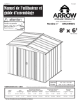 Arrow Storage Products BRD5M86G Manuel utilisateur