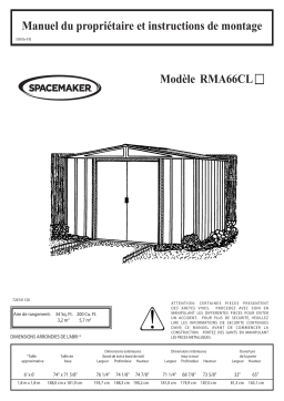 Spacemaker RMA66CL Manuel utilisateur