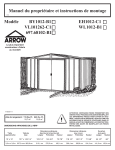 Arrow Storage Products BY1012 Manuel utilisateur