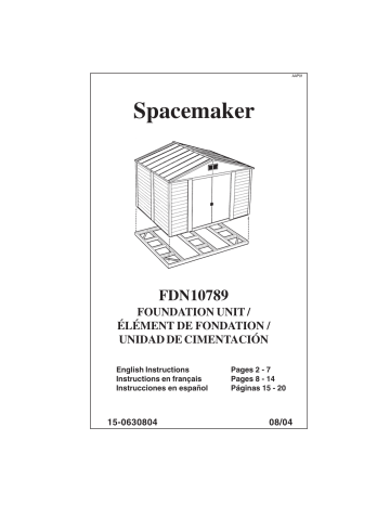 Manuel du propriétaire | Spacemaker SR68996 Manuel utilisateur | Fixfr