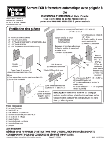 Manuel du propriétaire | Arrow Storage Products VT Locking Handle Manuel utilisateur | Fixfr