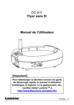 Lumens DC-A11 Manuel utilisateur