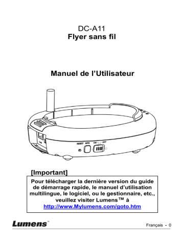 Lumens DC-A11 Manuel utilisateur | Fixfr