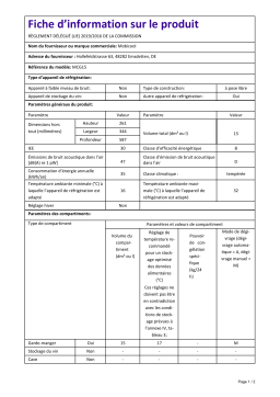 Dometic Mobicool MCG15 Information produit