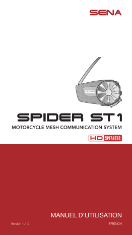 Sena SPIDER ST1 Mode d'emploi | Fixfr