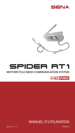 Sena SPIDER RT1 Mode d'emploi | Fixfr