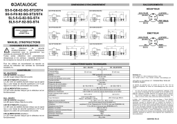 Datalogic S5 / SL5 Light Beams and Control Manuel du propriétaire