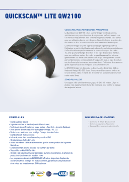 Datalogic QuickScan I Lite QW2100 Fiche technique