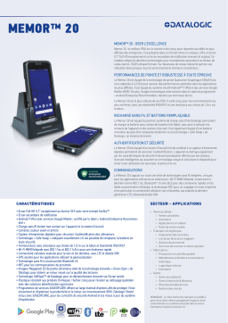 Datalogic Memor 20 Handheld Computer Fiche technique