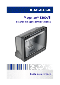 Datalogic Magellan 3200VSi Single Plane Scanner Guide de référence