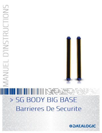 Datalogic SG BODY BIG BASE / MUTING Light Curtain Manuel du propriétaire | Fixfr