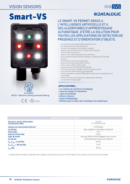 Datalogic Smart-VS™ Vision Sensor Fiche technique