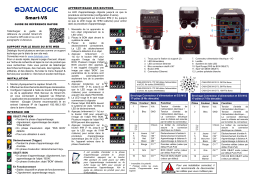 Datalogic Smart-VS™ Vision Sensor Manuel utilisateur