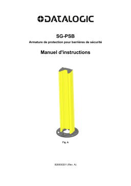 Datalogic SG-PSB & PSM Safety Accessory Manuel du propriétaire