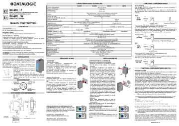 Datalogic S8 Series Manuel du propriétaire | Fixfr