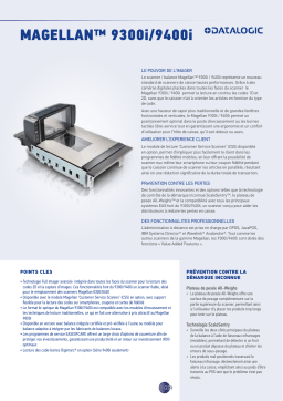 Datalogic Magellan 9300i Multi-Plane Imaging Scanner/Scale Fiche technique