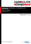 Carbolite Gero 2132 Controller Mode d'emploi