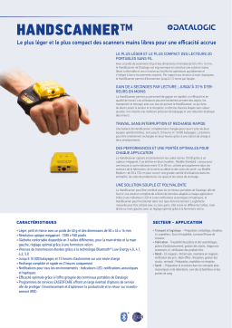 Datalogic HandScanner Wearable Scanner Fiche technique