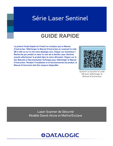 Datalogic Enhanced Laser Sentinel Laser Scanner Manuel utilisateur | Fixfr