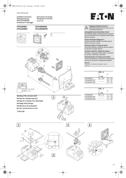 Eaton IEC control xt xtpr external handle Manuel du propriétaire