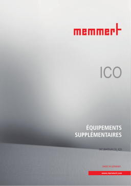 Memmert Additional accessories ICO Manuel utilisateur