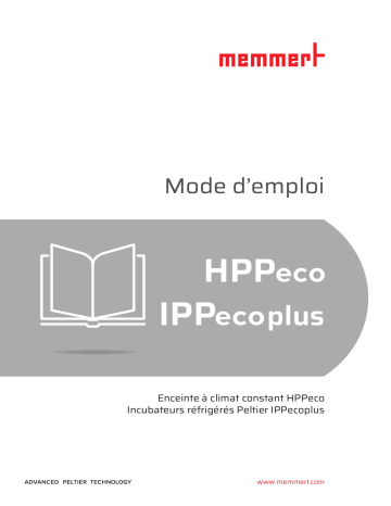 Memmert HPPeco & IPPecoplus Manuel utilisateur | Fixfr