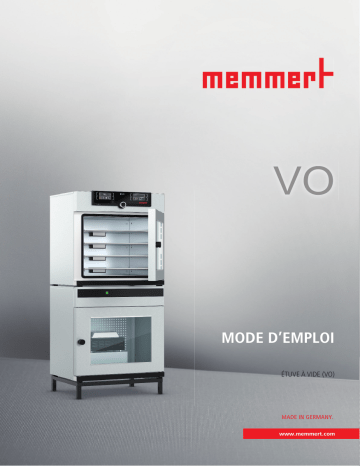 Memmert VO29 / VO49/ VO101 Manuel utilisateur | Fixfr