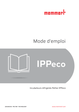 Memmert IPPeco Manuel utilisateur
