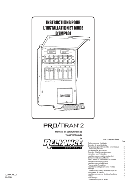 Reliance Controls 3006HDK Manuel utilisateur