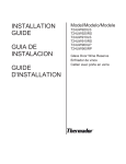  Thermador   T24UW920RS  Guide d'installation