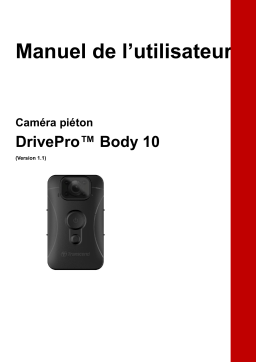 Transcend DrivePro Body 10B Mode d'emploi