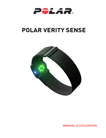 Polar Verity Sense Mode d'emploi | Fixfr