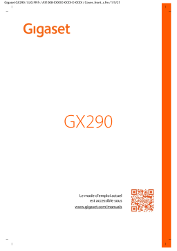 Gigaset GX290 plus Mode d'emploi