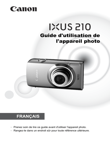 Canon IXUS 210 Mode d'emploi | Fixfr